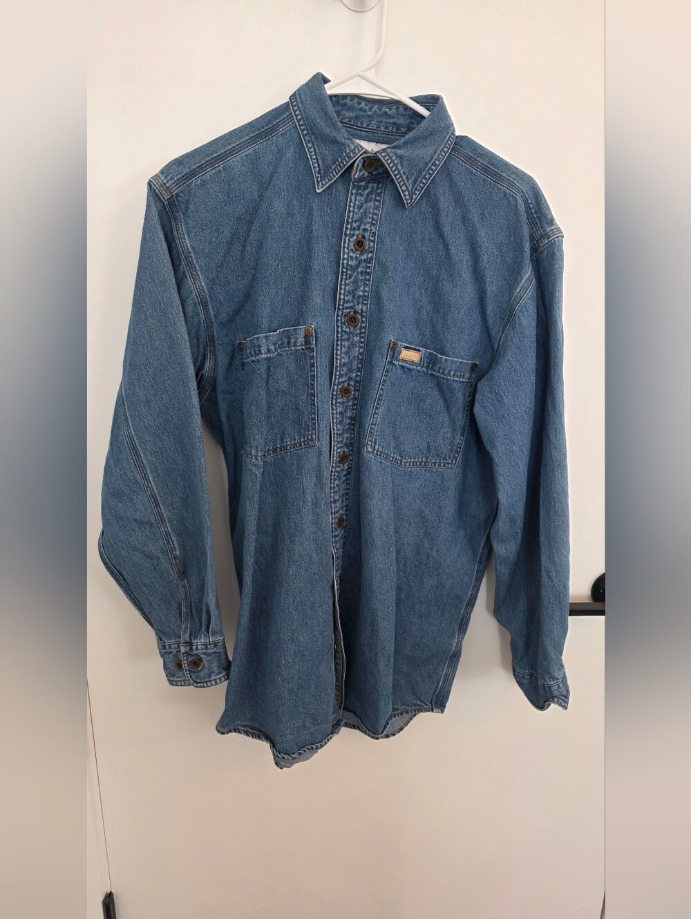 Carhartt Blue Denim Workshirt Jacket